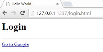 request for another page